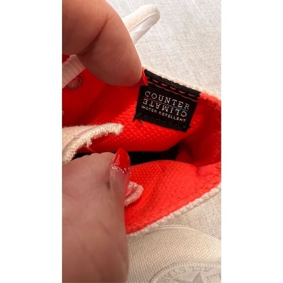 Converse Chuck Taylor II Shoes Youth Counter Climate Lunarlon Orange White Sz 3 - Picture 9 of 11